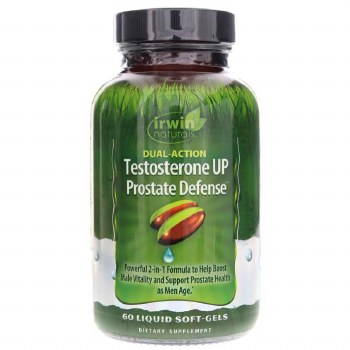 IRWIN NATURALS Testosterone UP Prostate Defense, 60 Softgels