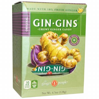 THE GINGER PEOPLE Gin Gins, Chewy Ginger Candy, 4.5 oz