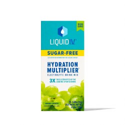 LIQUID I.V. Sugar Free Hydration Multiplier, White Grape, Box Of 10