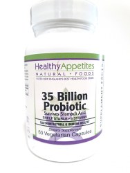 HEALTHY APPETITES 35 Billion Probiotic, 60 Vegetarian Capsules