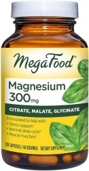 MEGAFOOD Magnesium 300, 120 Capsules