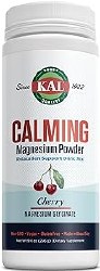 KAL Calming Magnesium Glycinate Powder, Cherry, 9 Ounces