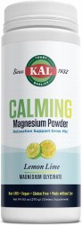 KAL Calming Magnesium Glycinate Powder, Lemon Lime, 9.5 Ounces