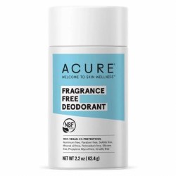 ACURE Fragrance Free Deodorant, 2.25 oz