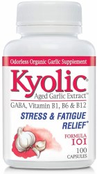 KYOLIC Aged Garlic Formula 101 - Stress & Fatigue Relief 100 Capsules