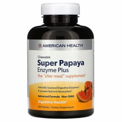 AMERICAN HEALTH Chewable Super Papaya Enzyme Health, 360 chewables