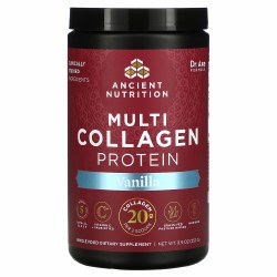 ANCIENT NUTRITION Multi Collagen Protein Vanilla, 8.9 Ounces