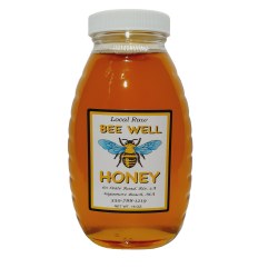 BEE WELL Local Raw Honey, 16 oz