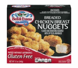 BELL EVAN'S Gluten-Free Breaded Chicken Breast Nuggets, 12 oz