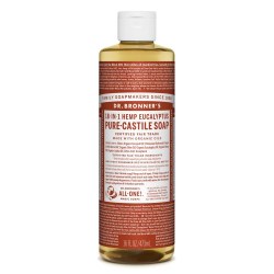 DR BRONNER'S 18-1 Hemp Eucalyptus Pure-Castile Soap, 32 fl oz