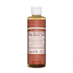 DR BRONNER'S 18-1 Hemp Eucalyptus Pure-Castile Soap, 8 fl oz