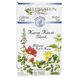 CELEBRATION HERBALS Kava Kava Blend Tea, 24 tea bags