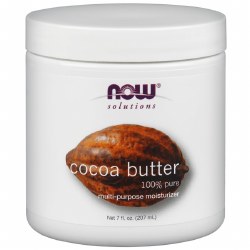 NOW Cocoa Butter 100% pure Multi-purpose Moisturizer, 7 oz