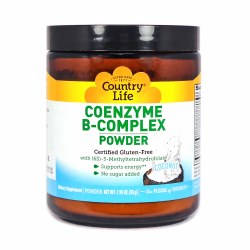 COUNTRY LIFE Coenzyme B-Complex Powder Coconut, 1.95 oz