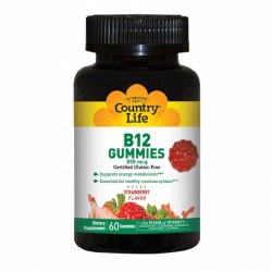 COUNTRY LIFE B12 Gummies, 60 gummies