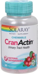 SOLARAY CranActin® Chewables Berry, 200 mg - 60 Chewables