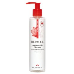DERMA E Anti-Wrinkle Cleanser, Vitain A & Glycolic Acid, 6 fl oz