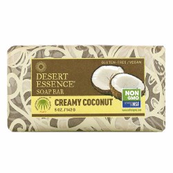 DESERT ESSENCE Gluten-Free Vegan  Coconut Soap Bar