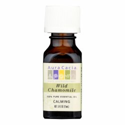 AURA CACIA Wild Chamomile Pure Essential Oil , 0.5 oz