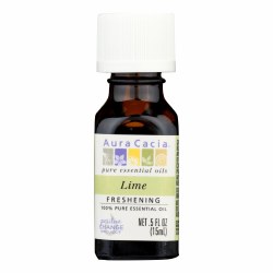 AURA CACIA Lime Pure Essential Oil, 0.5 oz