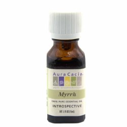 AURA CACIA Myrrh Pure Essential Oil, 0.5 oz