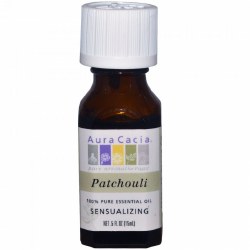 AURA CACIA Patchoulli Pure Essential Oil, 0.5 oz