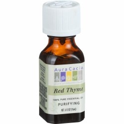 AURA CACIA Red Thyme Pure Essential Oil, 0.5 oz