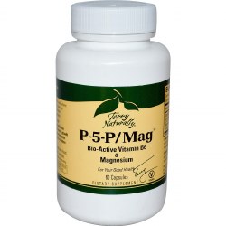 TERRY NATURALLY P 5 P Mag Bio Active Vitamin B6 & Magnesium, 60 Capsules