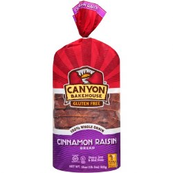 Canyon Bakehouse Gluten Free Cinnamon Raisin Bread - 18oz