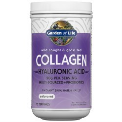 GARDEN OF LIFE Collagen Hyaluronic Acid Unflavored, 12 Servings