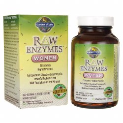 GARDEN OF LIFE RAW Enzymes Women, 90 Vegetarian Capsules