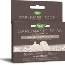 NATURE'S WAY Garlinase 5000 Garlic Extract, 100 tablets