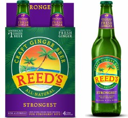 REED'S Ginger Beer Strongest, 4 bottles