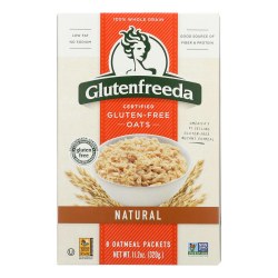 GLUTEN FREEDA Natural Oatmeal Packs, 8