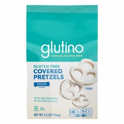 GLUTINO Yogurt Covered Pretzels, 5.5 oz