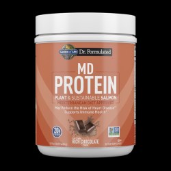 GARDEN OF LIFE Dr. Formulated MD Protein Sustainable Salmon, Rich Chocolate Flavor, 22.71 oz