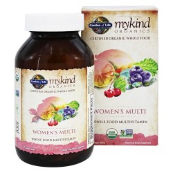 GARDEN OF LIFE Mykind Organics Women's Multi Whole Food Gummies Organic Berry, 120 Vegan Gummy Drops