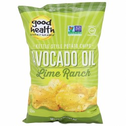 GOOD HEALTH Avocado Oil Potato Chips, Lime Ranch, 5 oz