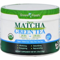 GREEN FOODS Matcha Tea, 5.5 oz