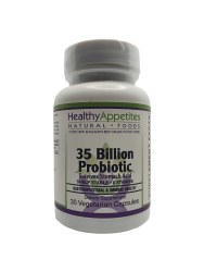 HEALTHY APPETITES 35 Billion Probiotic, 30 Vegetarian Capsules