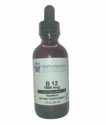 HEALTHY APPETITES B12 Drops 1000 mcg 2 oz