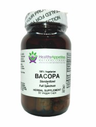 HEALTHY APPETITES Bacopa 90 vegetarian capsules