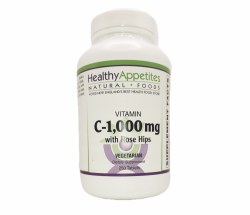 HEALTHY APPETITES  Vitamin C-1000 mg with Rose Hips 250 capsules