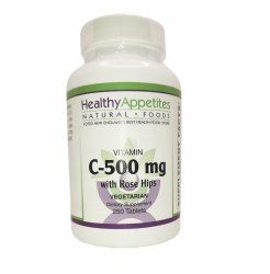 HEALTHY APPETITES Vitamin C-500 mg with Rose Hips 250 tablets