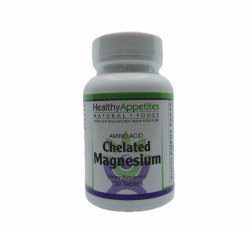 HEALTHY APPETITES Magnesium (Amino Acid Chelated), 100 Tablets