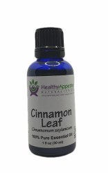 HEALTHY APPETITES Cinnamon Leaf Pure Essential Oil, 1 oz