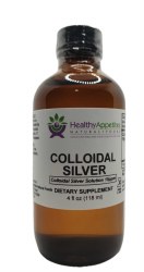 HEALTHY APPETITES Colloidal Silver 4 oz
