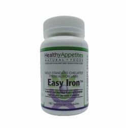 HEALTHY APPETITES Easy Iron, 25 mg, 180 Vegetarian Capsules