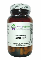 HEALTHY APPETITES Ginger 90 vegetarian capsules