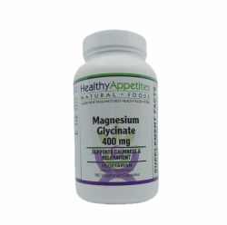 HEALTHY APPETITES Magnesium Glycinate, 180 Vegetarian Capsules